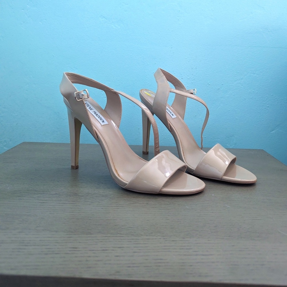 Steve Madden Nude Slingback Heels 3 inch heels